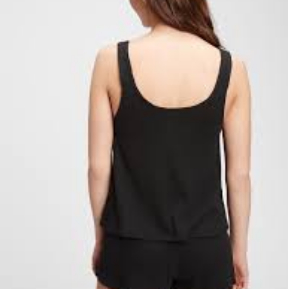 GAP Slub Ribbed Button Tank - Picture 4 of 5
